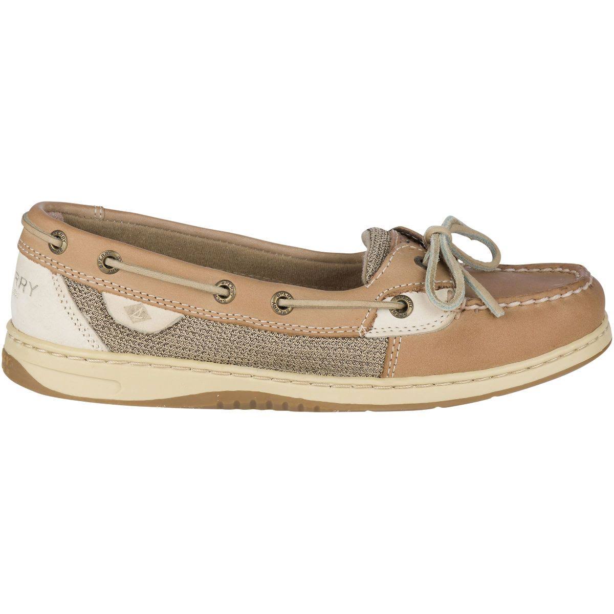 Top-Sider Angelfish Slip-On Boat Shoes For Ladies - Linen-Oat - 8 M