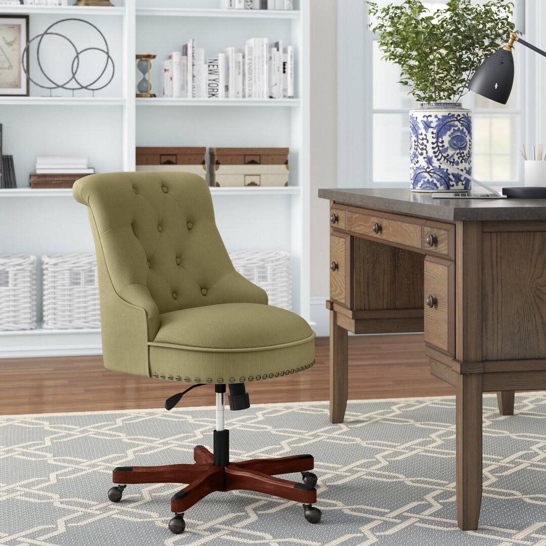 Task Chair Upholstery Color: Green