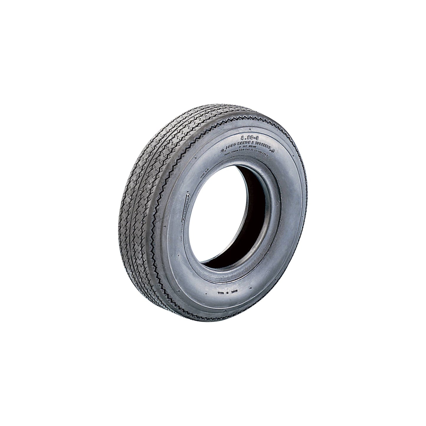 Tool And Equipment 12320 Load Range C High Speed Replacement Trailer Tire - 4 80 X 12 Inch