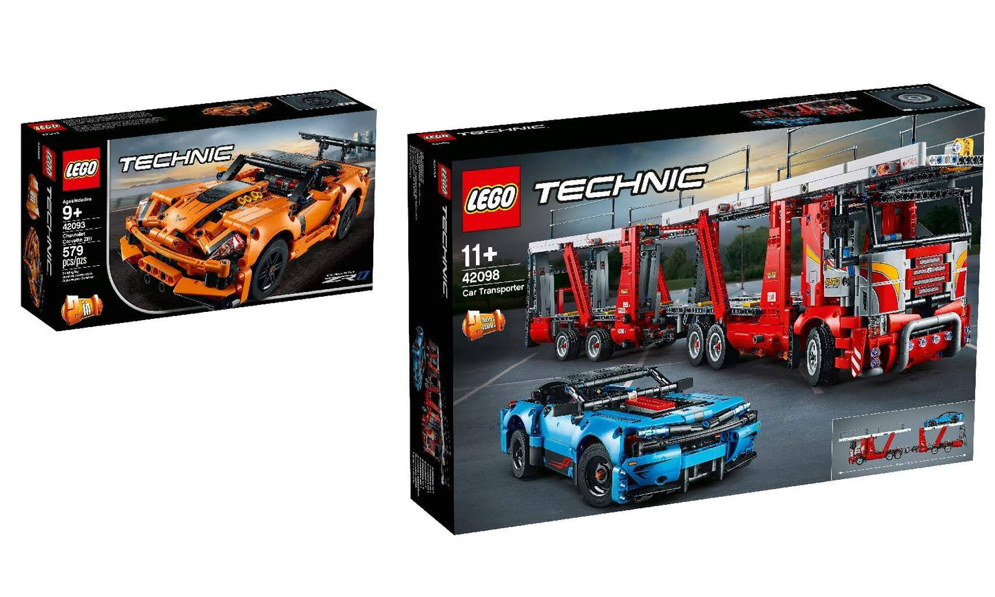 Technic Chevrolet Corvette Zr1 42093 Building Set, Black