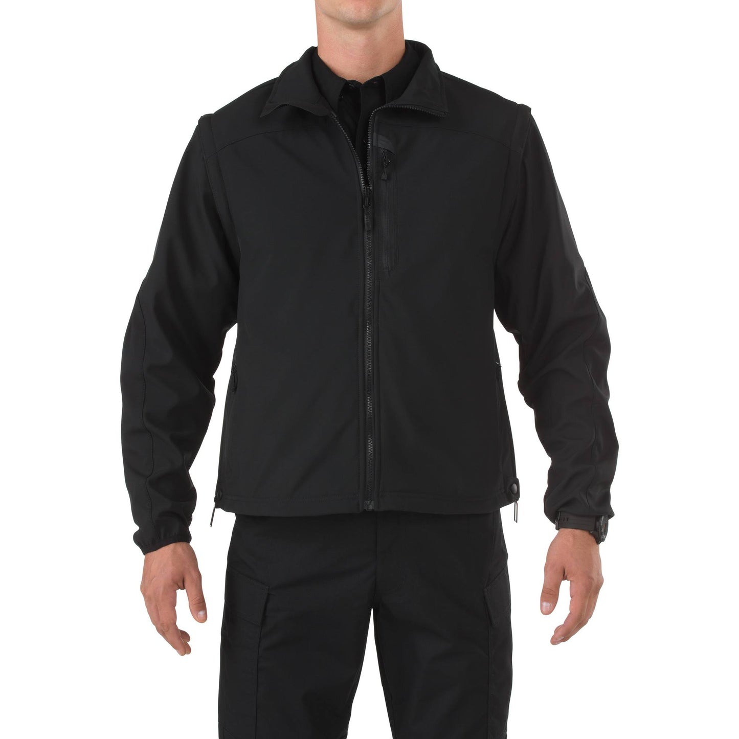 Tactical Valiant Softshell Jacket Black Large