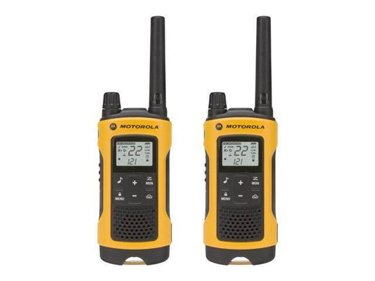 Talkabout T400 Rechargeable Two-Way Radio Pair (Yellow/Black)