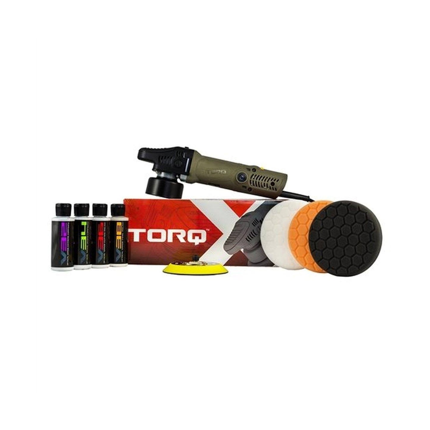 Torqx Random Orbital Polisher Kit (9 Items)