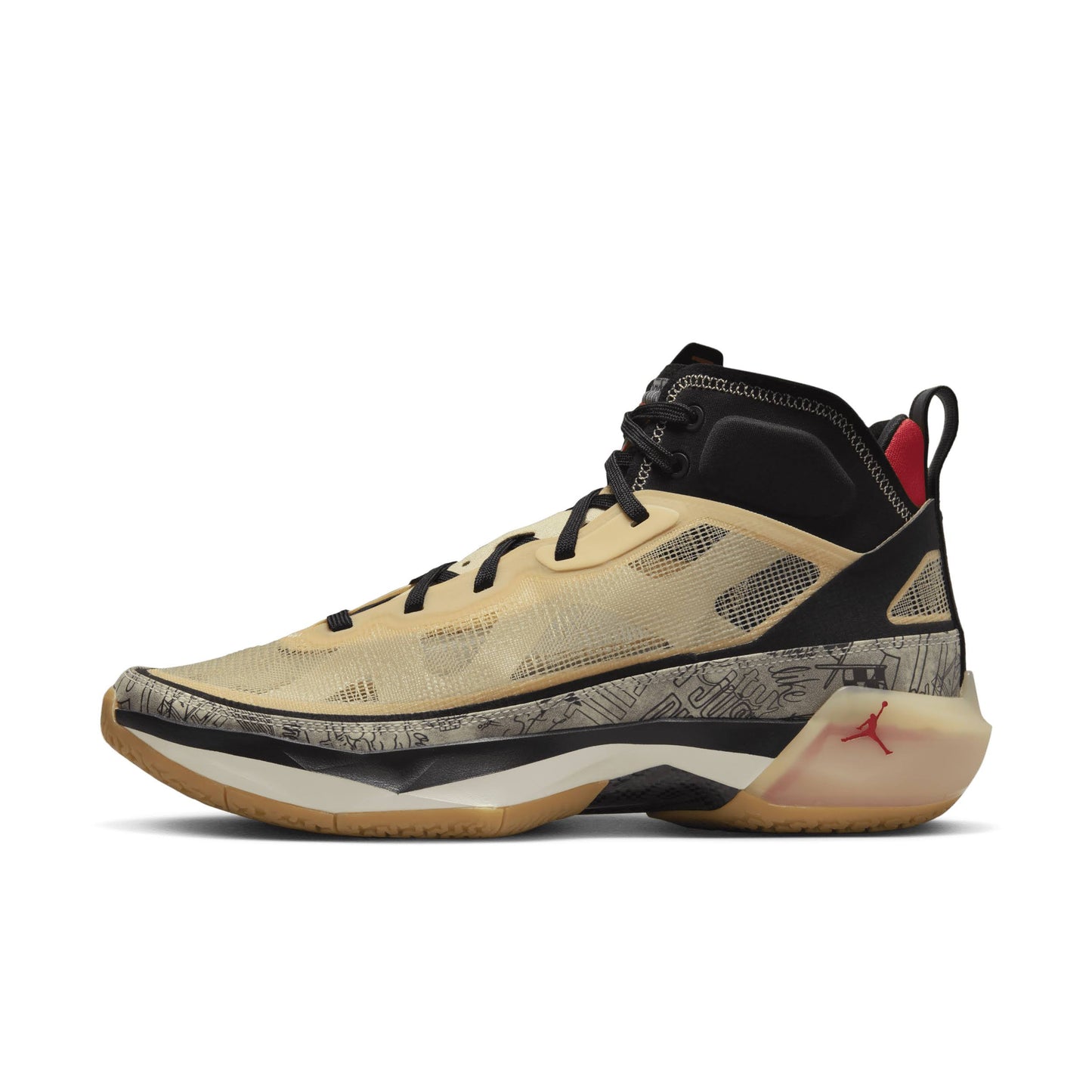 Tatum X Air Jordan 37 Tattoo' Sneaker | Tan | Men's Size 10