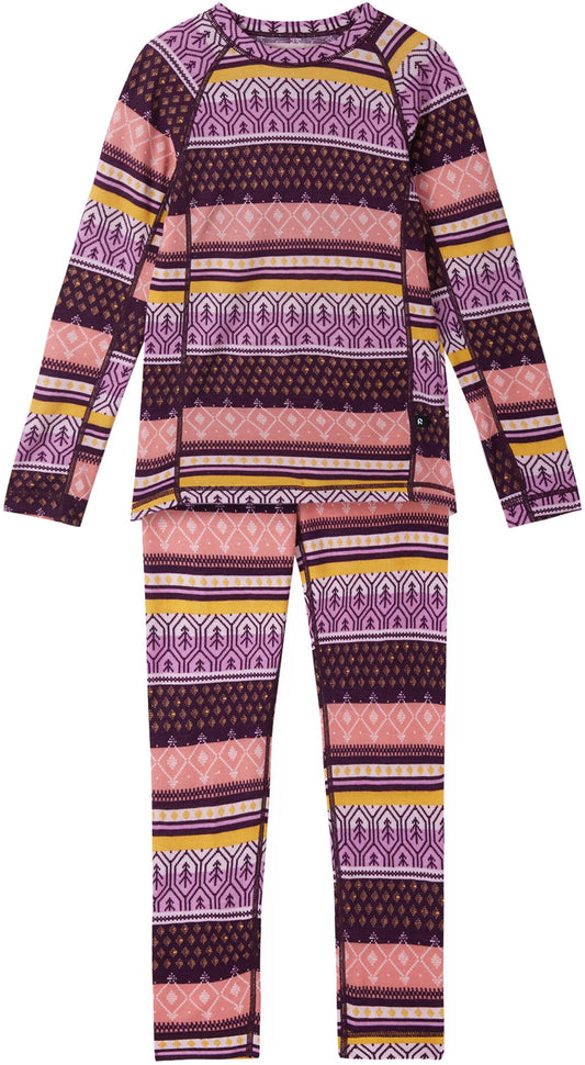 Taitoa Baselayer Set Deep Purple