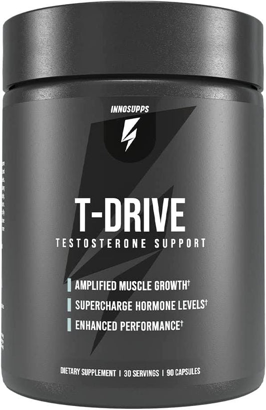 T-Drive Supercharge Testosterone And Combat Cortisol - 90 Capsules