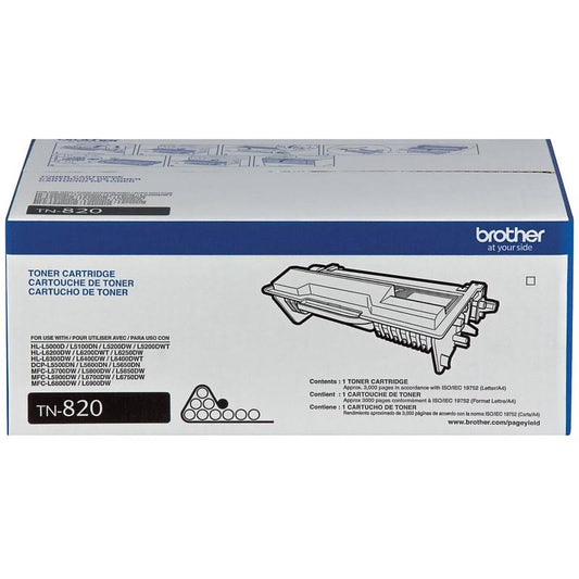 Tn 820 Toner Cartridge, Black