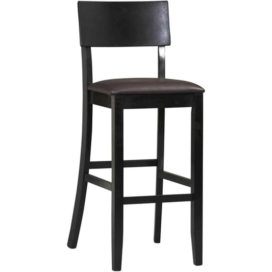 Torino Black Contemporary Bar Stool