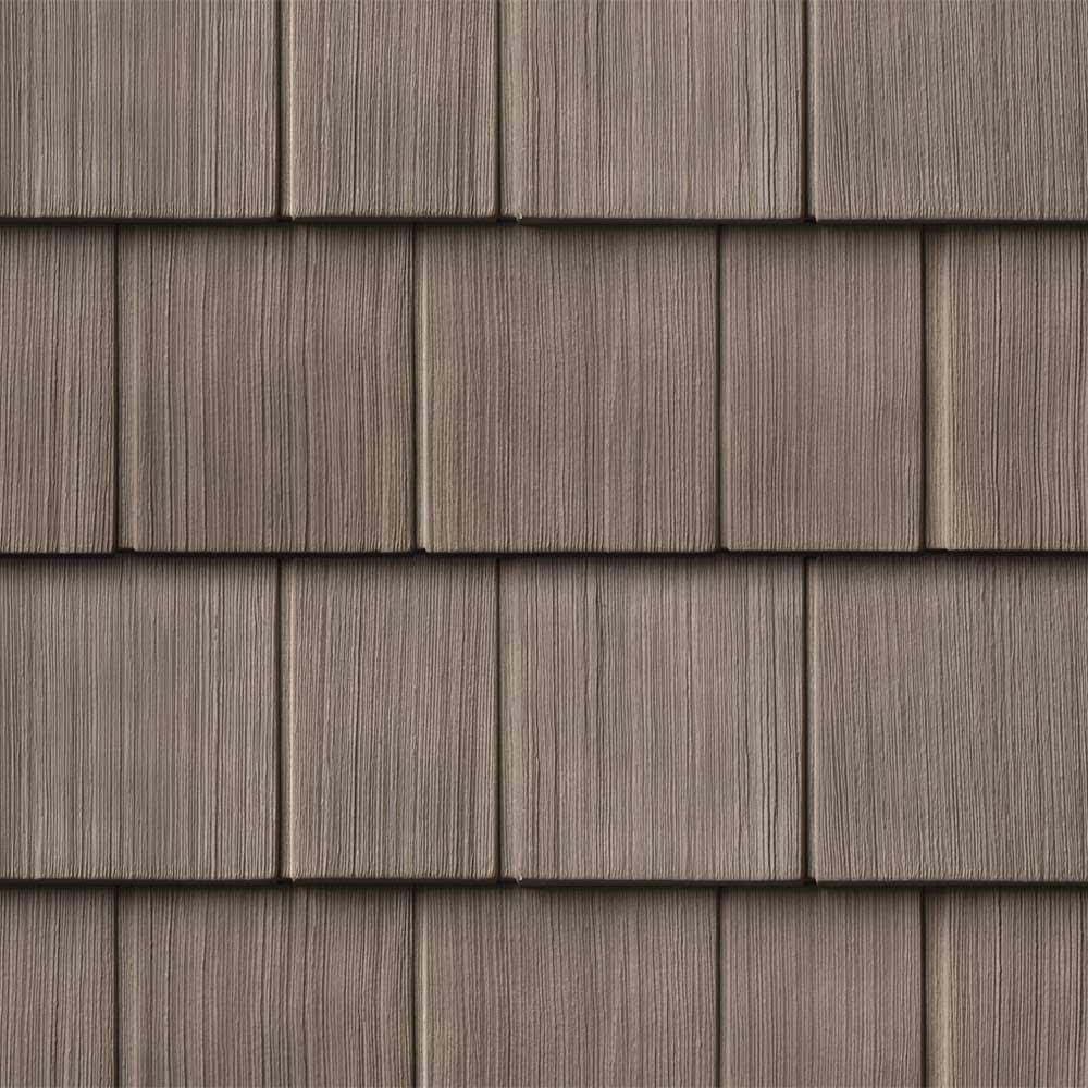 Tandoshake Rough Sawn Cedar Dual Course Siding - 50 Sf Box - Antique Gray