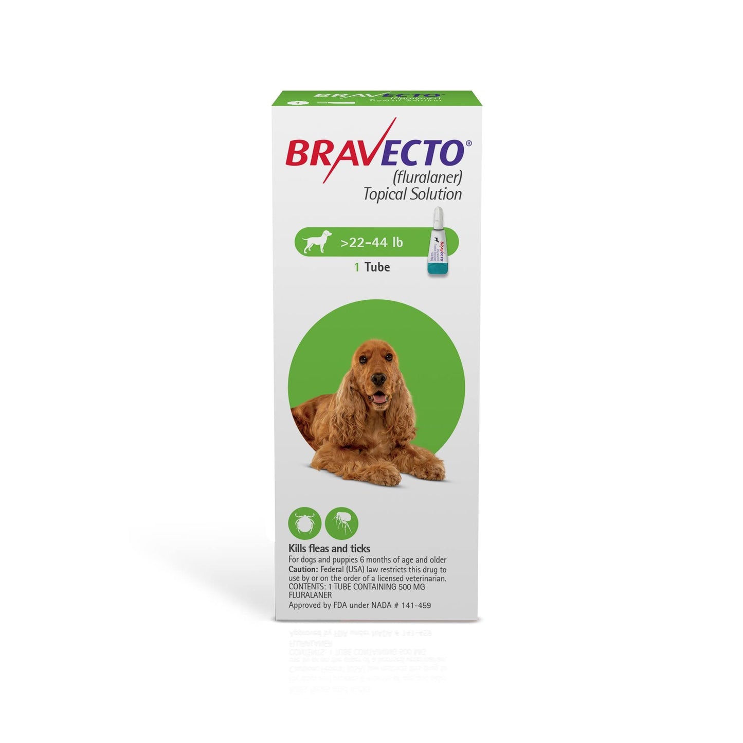 Topical Solution For Dogs - 22-44 Lbs (1 Tube)