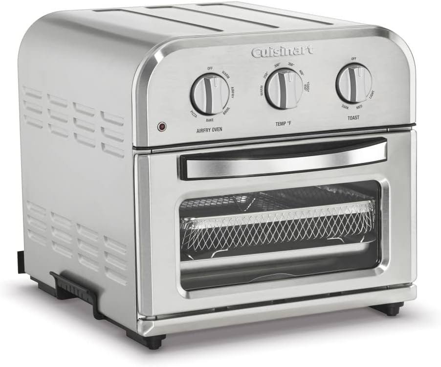 Toa-26 Compact Airfryer/Convection Toaster Oven Stainless Steel Bundle With 1 Yr Cps Enhanced Protection Pack