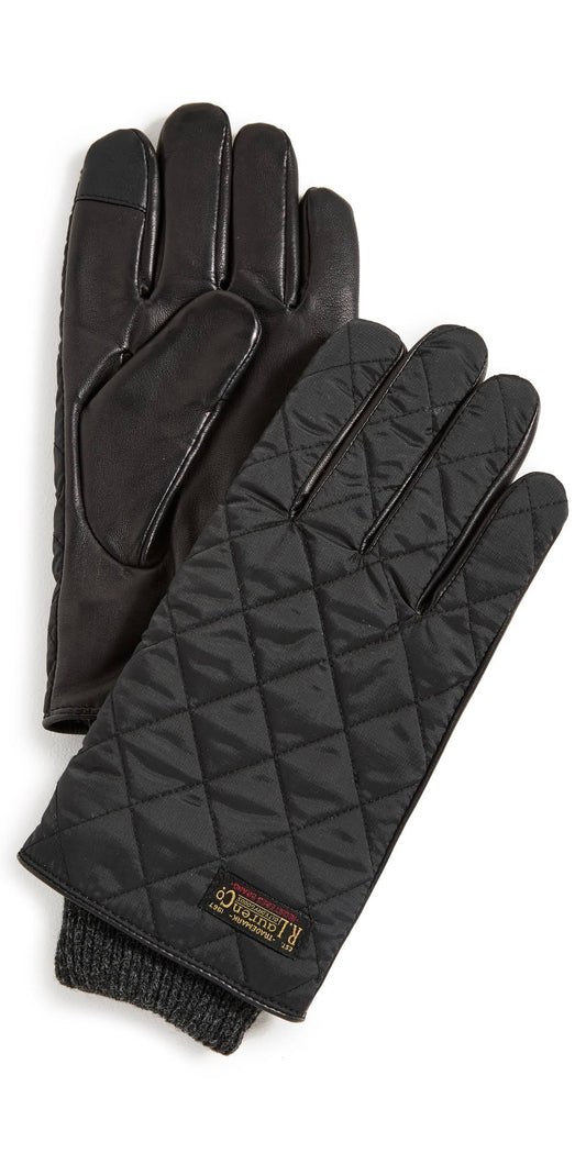 Touch Quilted Field Gloves Hunter Navy