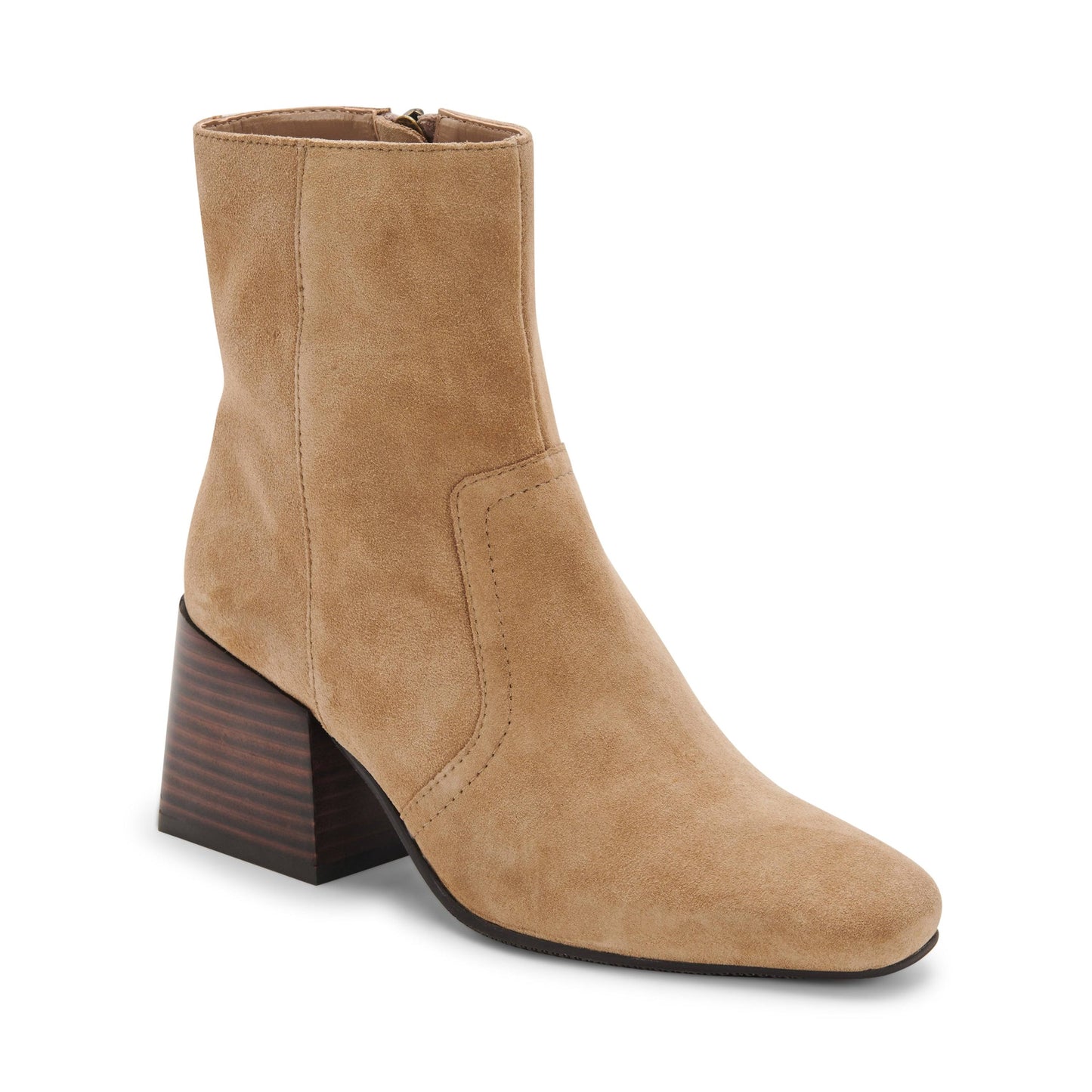 Taupe Suede Salome Booties | Taupe | 7.5