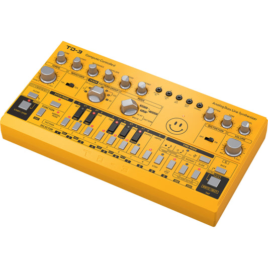 Td-3-Am Analog Bass Line Synthesizer, Ltd Yellow