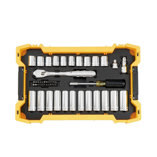 Toughsystem Mechanics Tool Set 3/8in 1/2in Drive 85pc - Dwmt45403